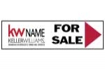 image for For Sale Directional Arrow Sign Double sided - KW124B