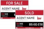 image for Slide in For Sale Sign Double Sided - KWDS